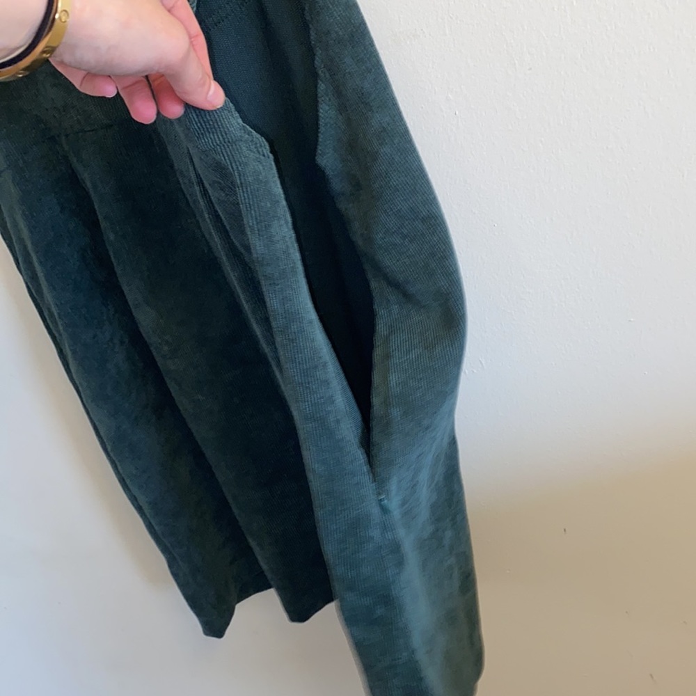 Green Corduroy Overall Dress. XS - Picture 6 of 11